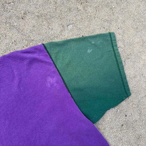 Vintage 90’s Macgregor Two Toned Sun Faded T Shirt - Picture 5 of 8